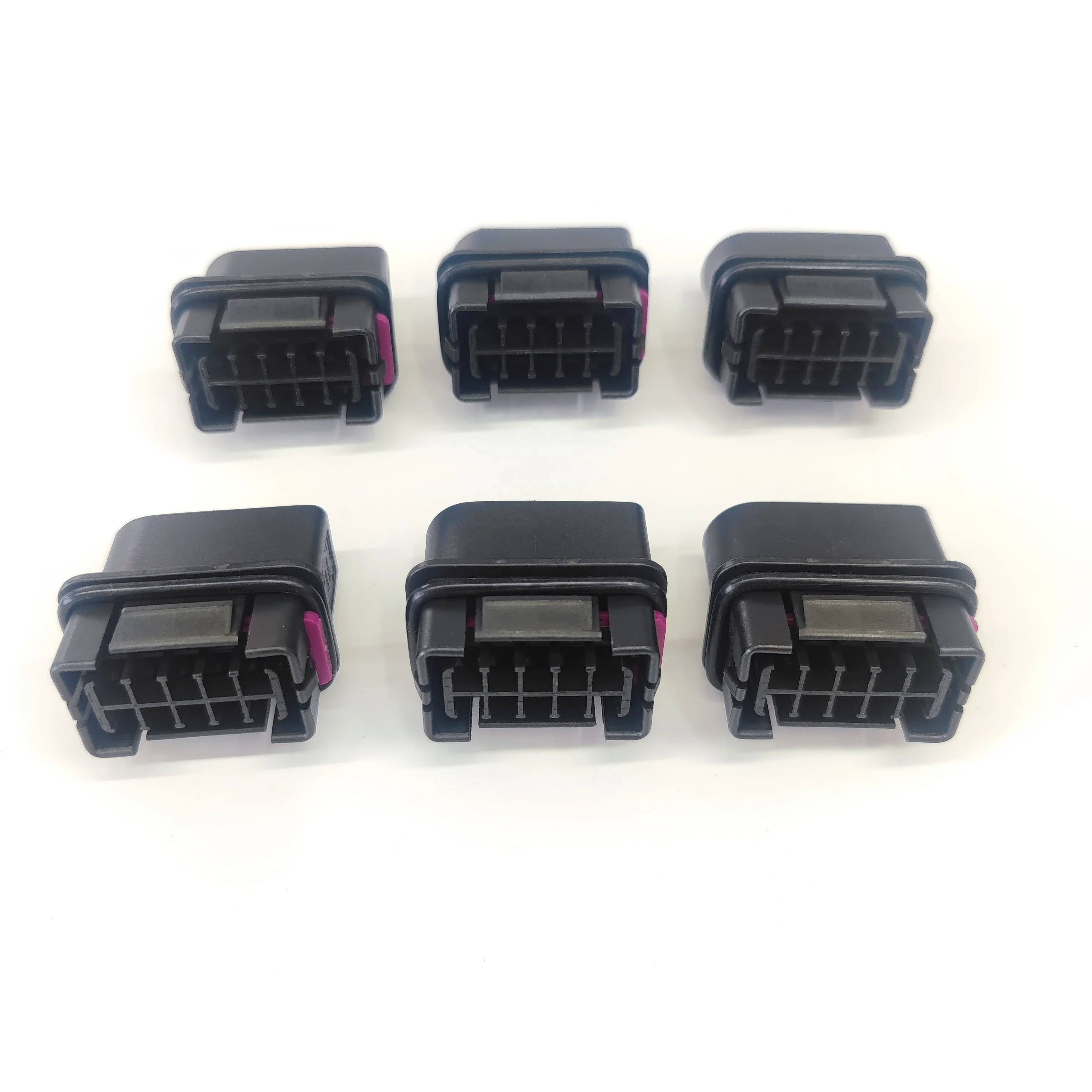 10 Pin AMP Automotive Black Headlamp Electrical Wire Plug Car Waterproof Male Connector 493571-1