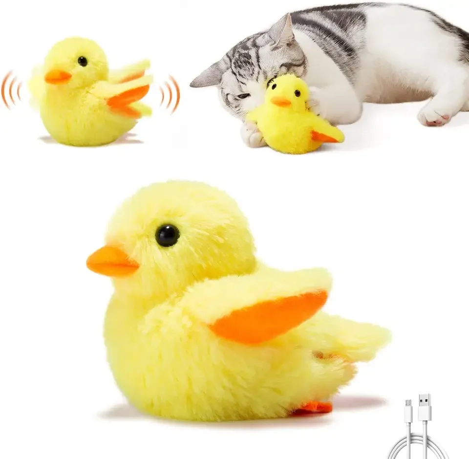 2023 New Design Pet Sounding Toy Rechargeable Electronic Toy With Bird Like shape Cat Interactive Toy With Wholesale Price
