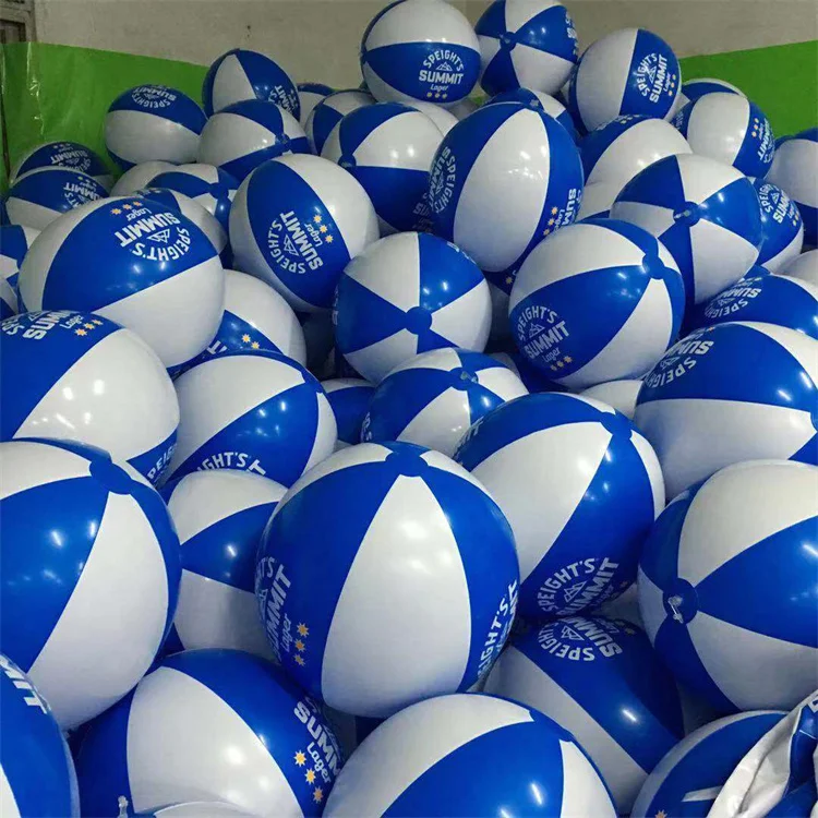Custom Hot Sale Eco Friendly Waterproof Pvc Inflatable Big Large Giant Beach Balls With Logo Printing In Bulk No Minimum