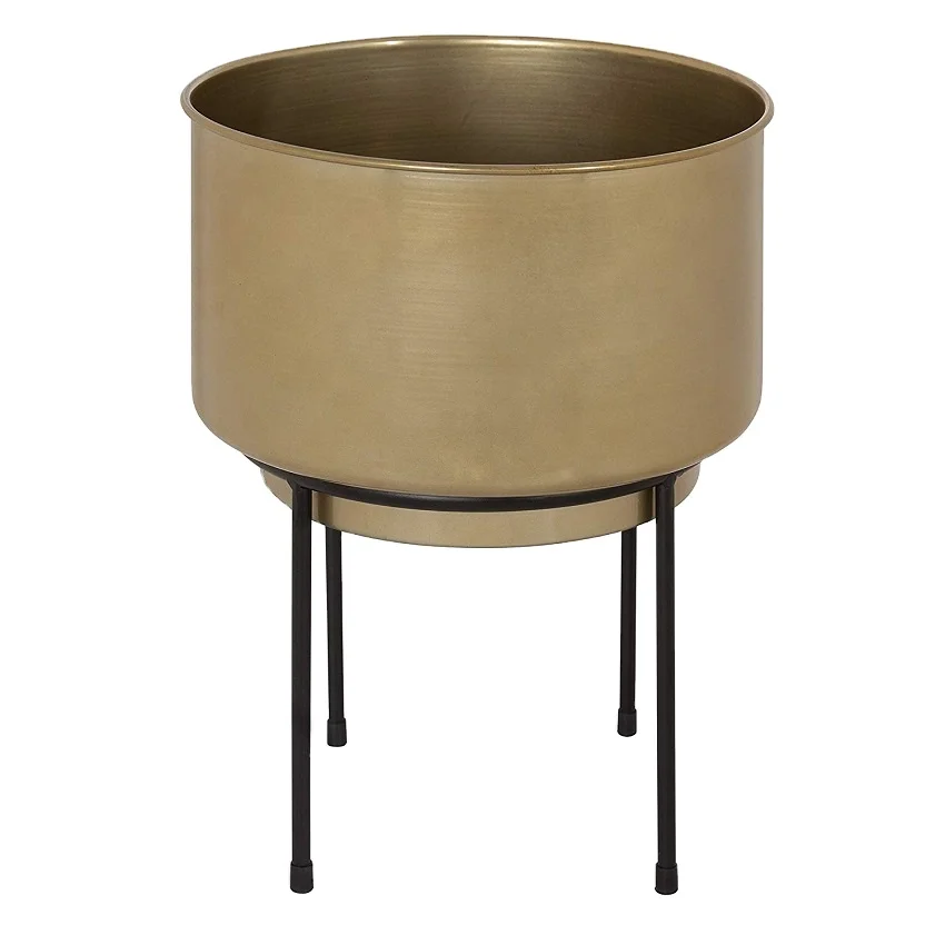 Metal Spinning and Fabrication Floor Big Aluminum Flower Pot/Planters with Wheels and Liner-inquiry