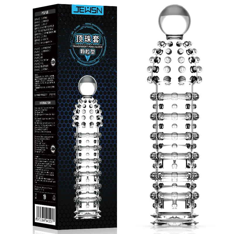 Crystal Dragon Condoms Male Sex Toys Toy Reusable Condoms Penis Growth Condoms Delay Ejaculation Penis Ring