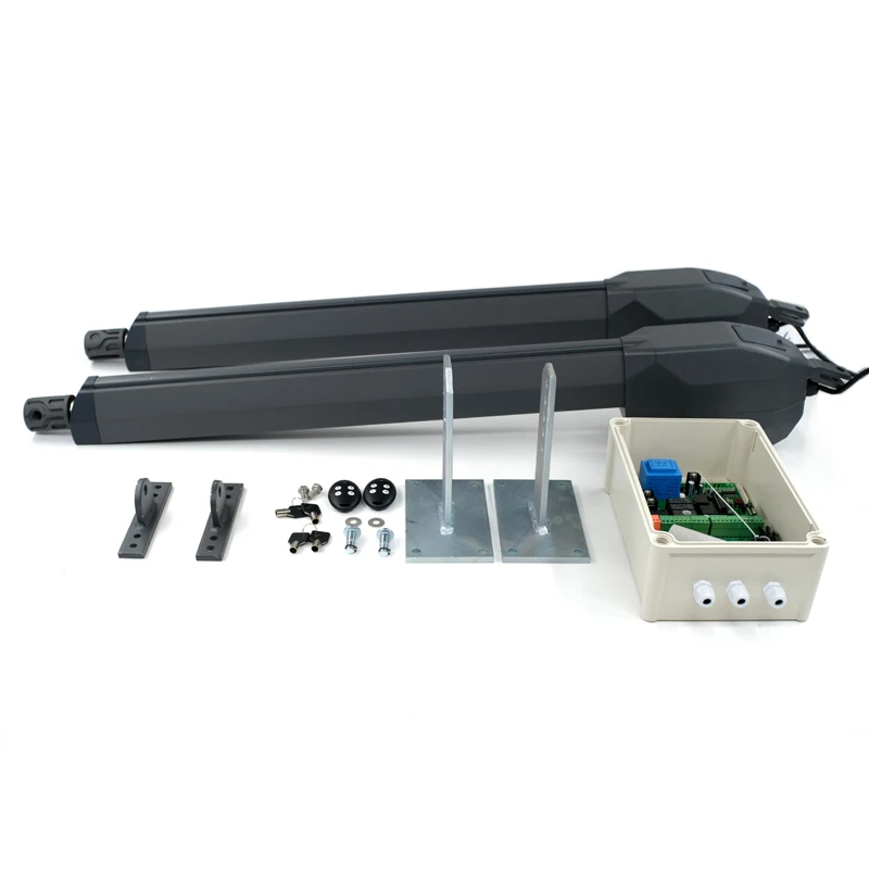Powerful Solar Swing Gate Opener with Stopper Lock for Home Use