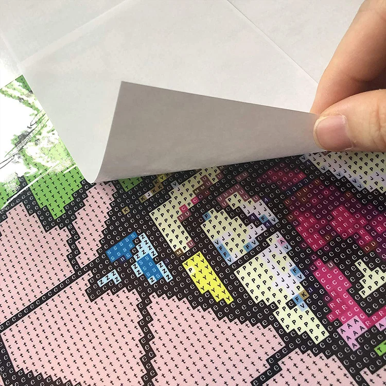 
Free Sample Double Side Silicone Coated Release Paper Used For Diamond Painting 