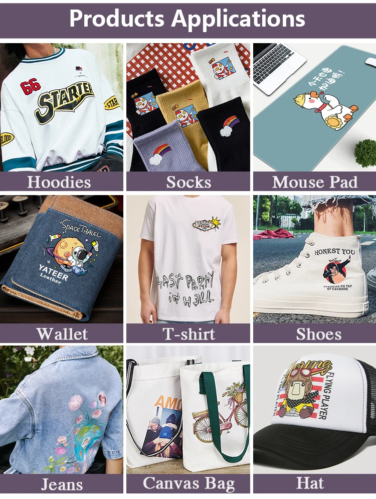 A3 Dtf printer for dtf printer with Cheap Wholesale Multifunctional T-Shirts, Bags, Shoes, More Operate