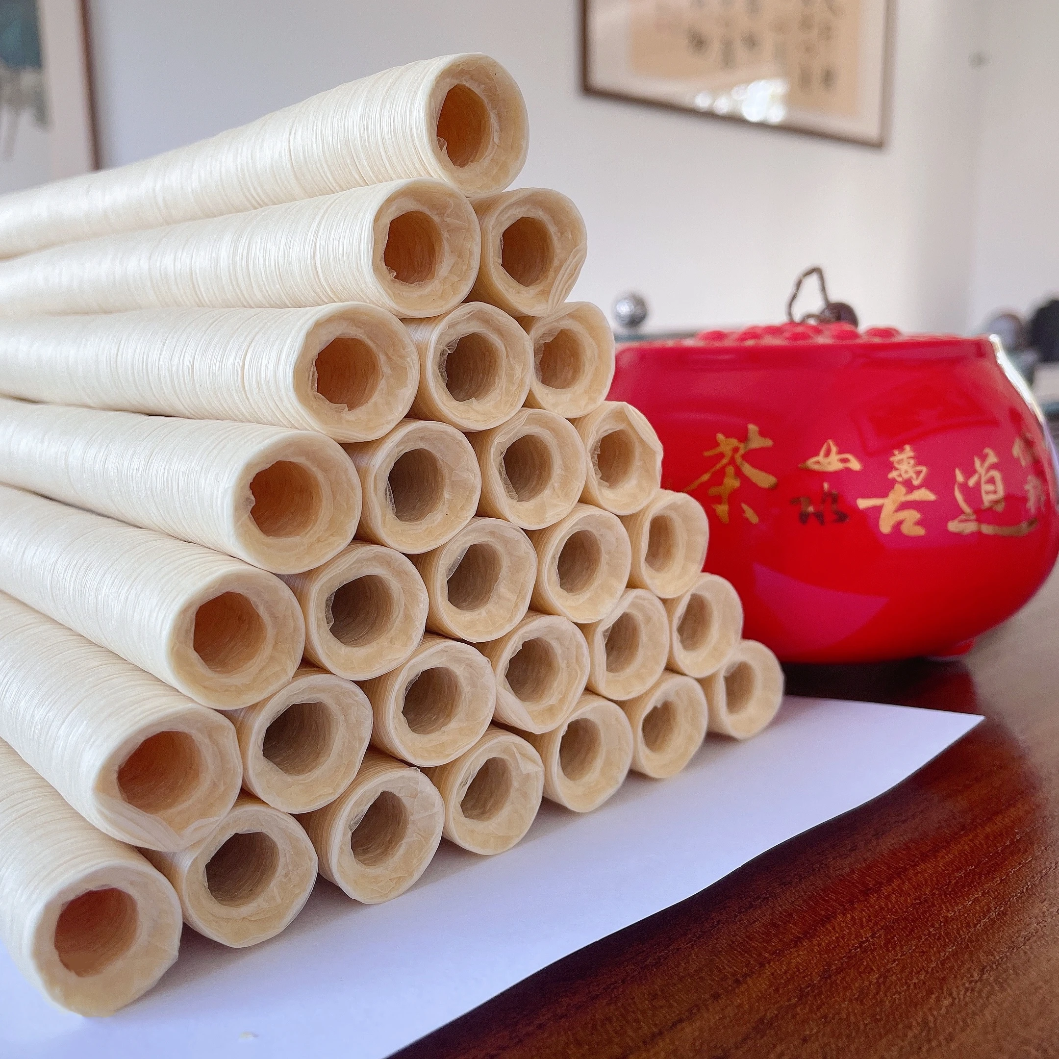 factory wholesale Edible Collagen Casings 28mm for fresh, cooked, cured and dried sausages
