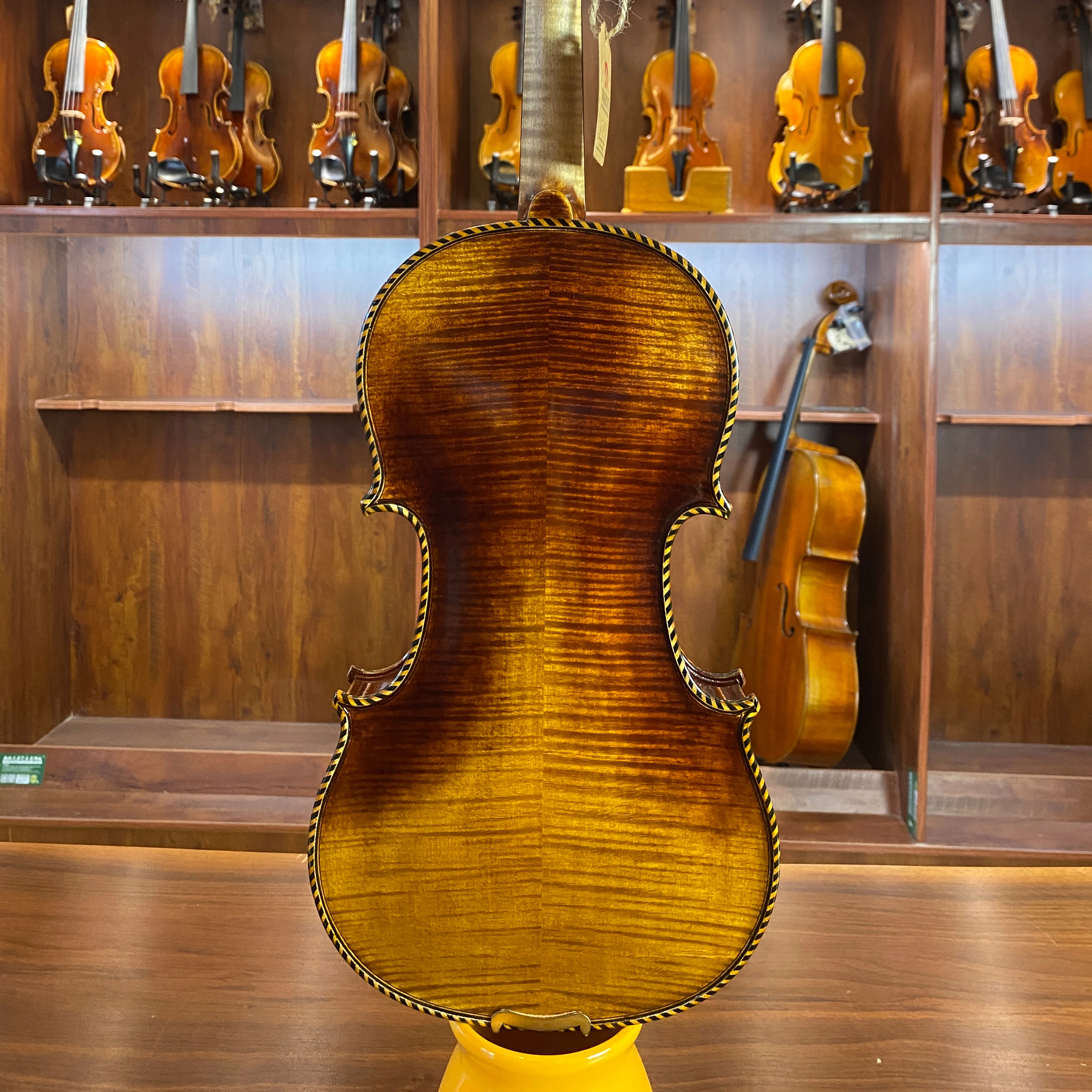 Professional musical instrument 4/4 wholesale price red brown master violin