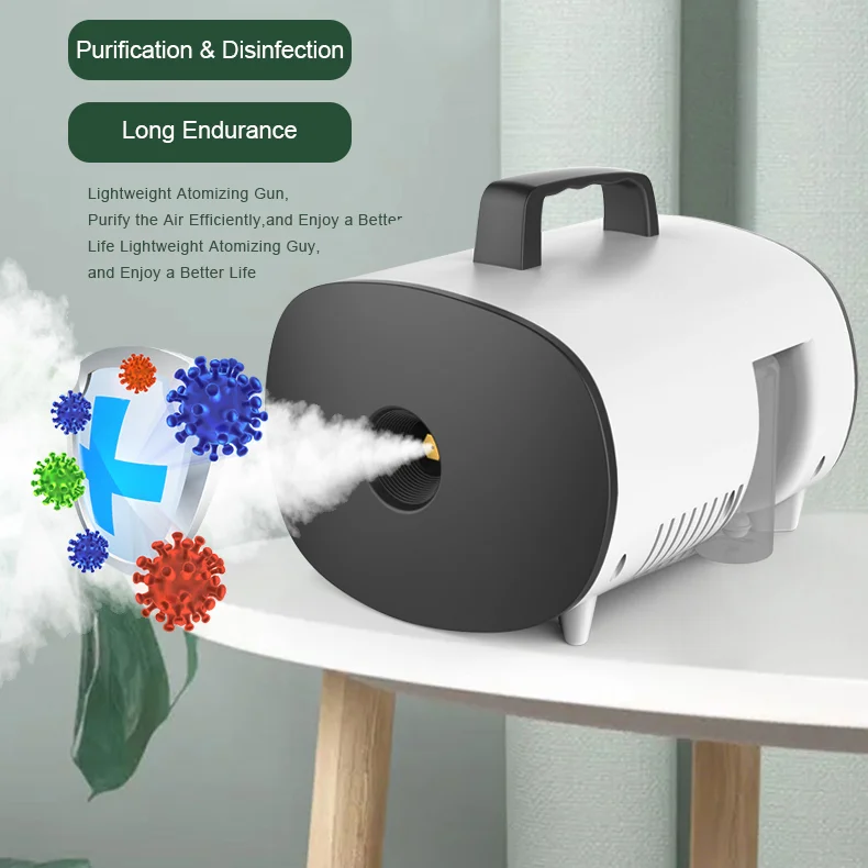 2021 New Stye Small Size Atomization Sterilizer Smoke Fog Machine clean Spray For Room Office