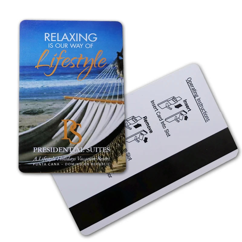 Custom Artwork Printing Magnetic Stripe Key Card programmer Megane Key Card