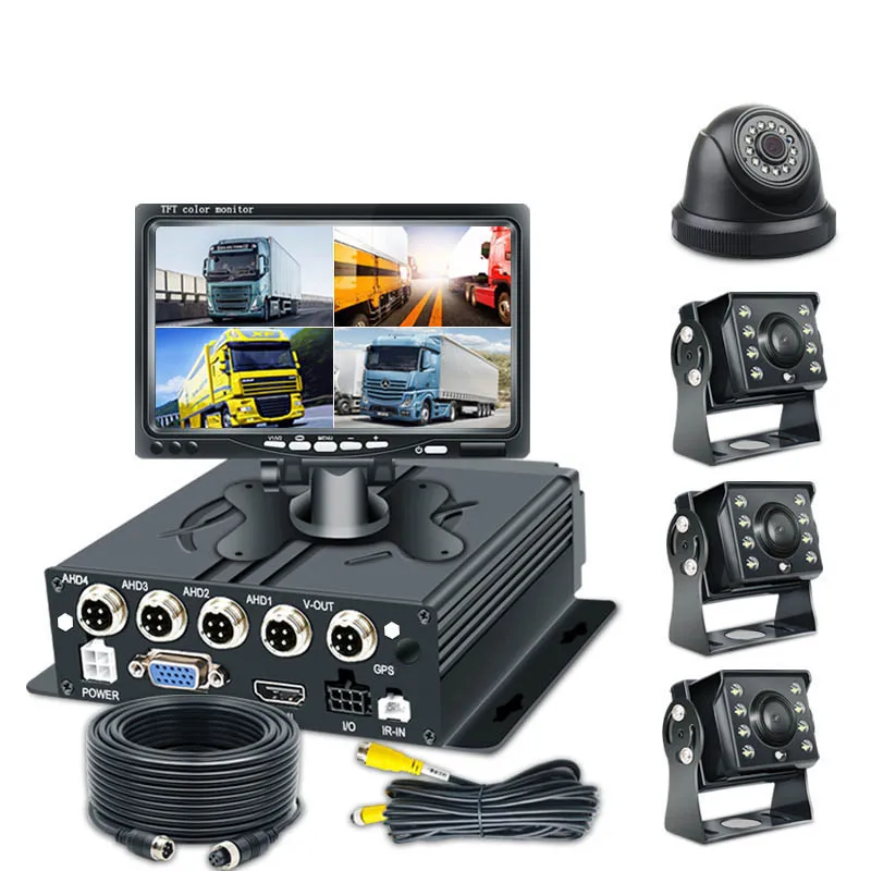 Прямая продажа с фабрики 1080P 4CH 4G GPS Wifi Мобильный DVR 4-канальный мобильный автомобиль CCTV Car