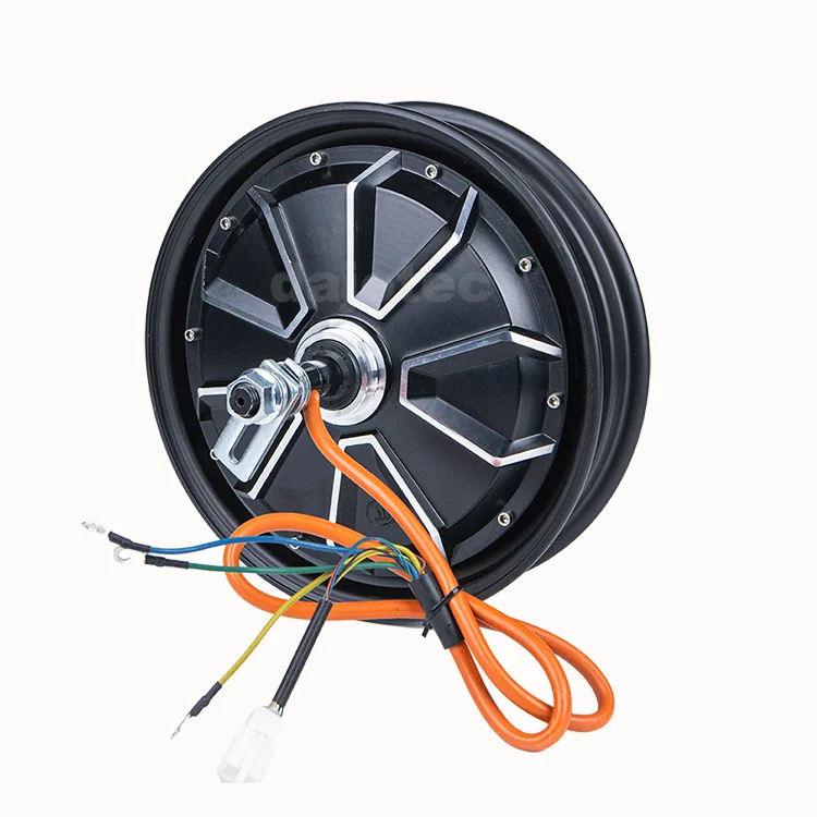 10inch 1200w brushless dc motor wheel hub motor for two wheeler
