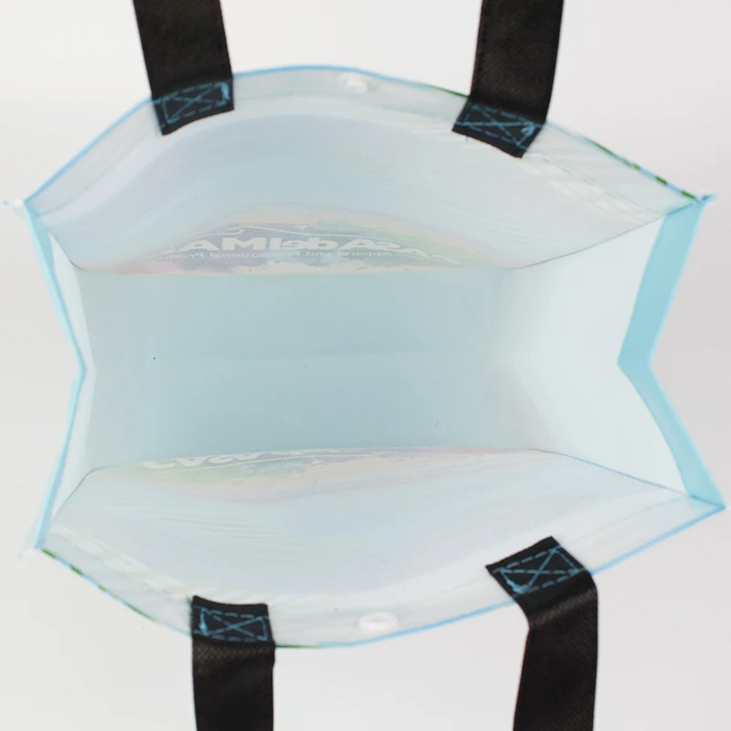 PP Non Woven Shopping Bag with LOGO Recycled Laminated Lulu lemon Tote Bag Non Woven Bag