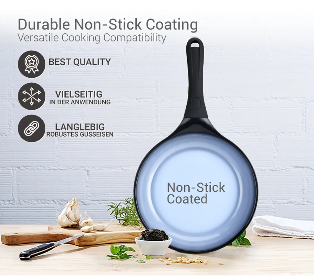 Hot Chinese Supplier High Quality 9Piece Kitchen Cooking Pots And Pans Cast Aluminum Non Stick Frying Pan Cookware Sets