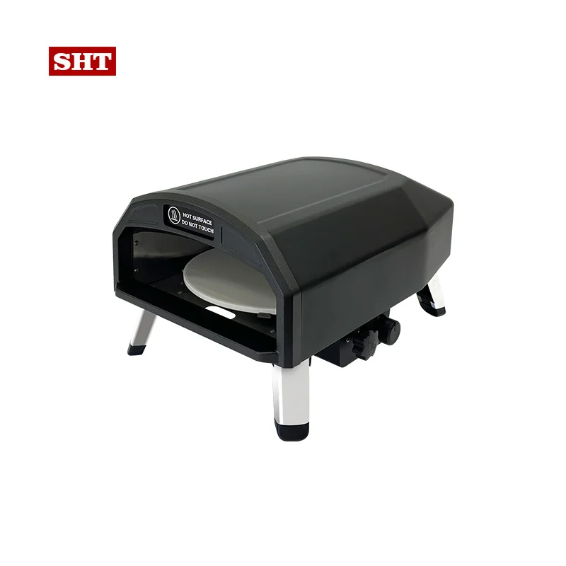 Внутренняя газовая печь для пиццы вращающаяся 12-дюймовая садовая портативная пропановая с газом