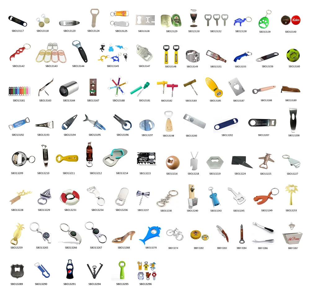 Customized or ready-made plastic handle beer opener