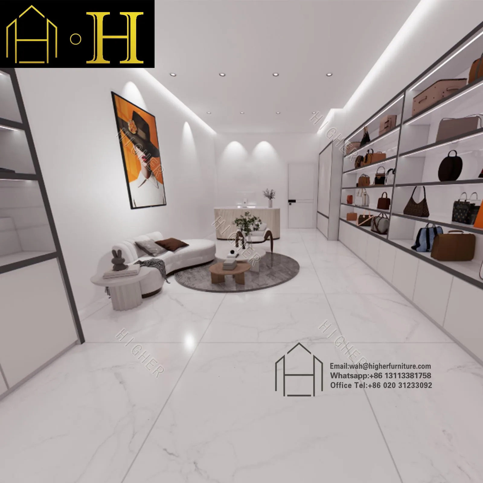 handbag display shelf handbag store display furniture custom bag display showcase