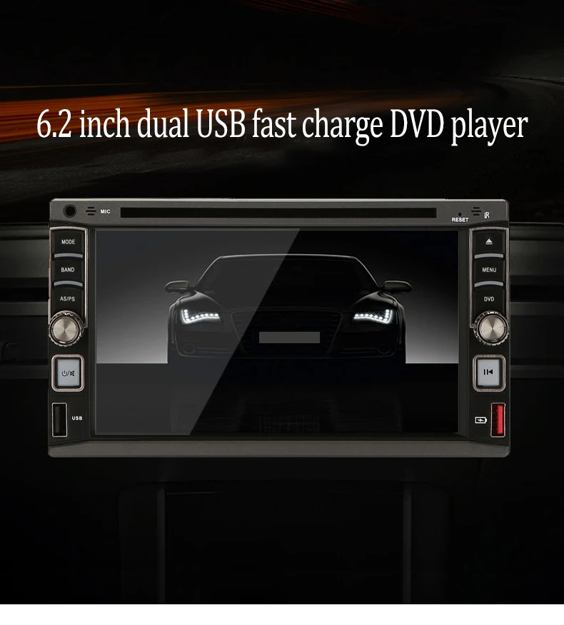 6.2 Inch Car Android Touch Screen Gps Stereo Radio Navigation System Audio Auto Electronics Video Car Dvd Player