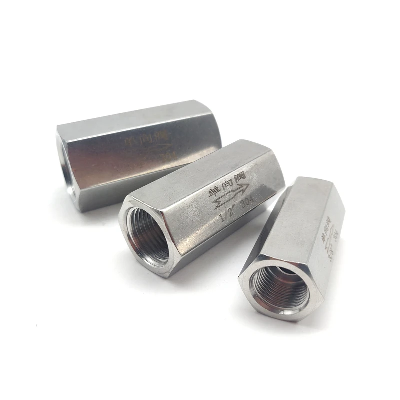 Steel mini hydraulic fittings to prevent oil loss for hydraulic pump check valve stainless steel