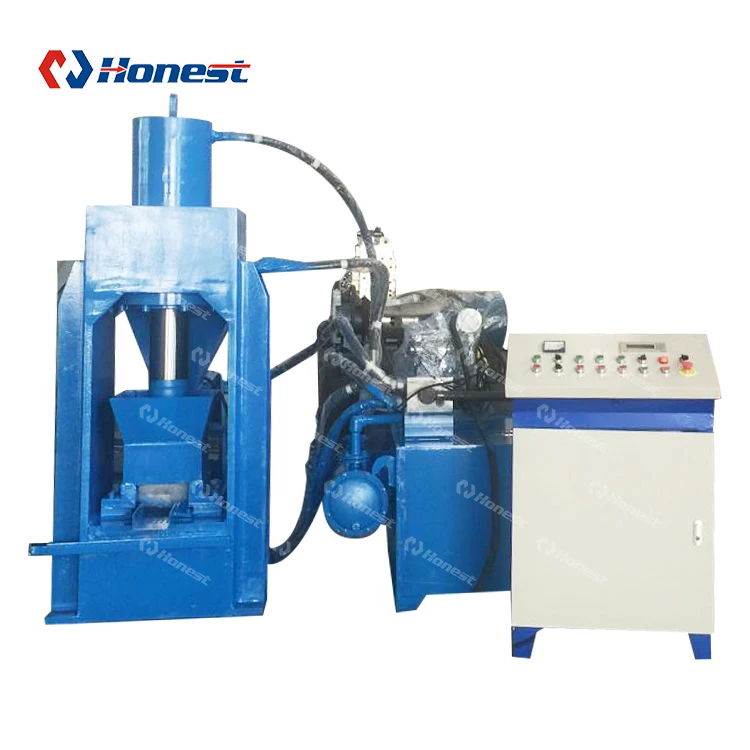 Automatic Vertical Hydraulic Briquetting Press for Aluminum Copper Steel Iron Chips