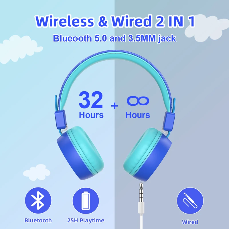 Новое поступление детские игровые наушники Bee с Bluetooth 5 0 игровая гарнитура