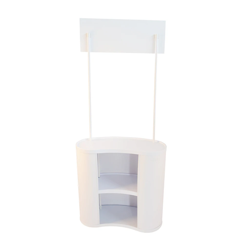 High Quality Portable Pop Up Exhibition Reception Promotion Trade Show Shop Bar Display Counter Design   Stands