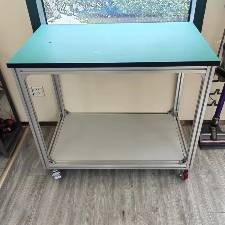 Langle  4040 extrusion aluminum profile Modular frame cart shelf Industrial aluminum extrusion profiles 4040 for trolley