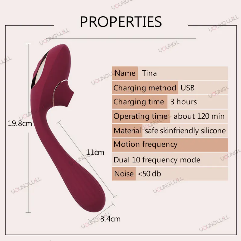 dina Vagina Vibrator massage Sucking Clitoris Stimulation Orgasm Sucker Vibrating Dildo Erotic Adults Sex Toys for Women