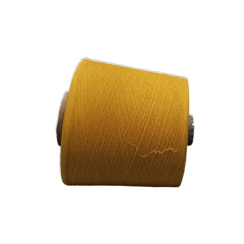 100% Cotton 21S Combed Tight-knit Cellox Yellow 16NM-80NM Space Dyed Yarn Fabric for Hand Knitting Weaving Sewing Embroidery