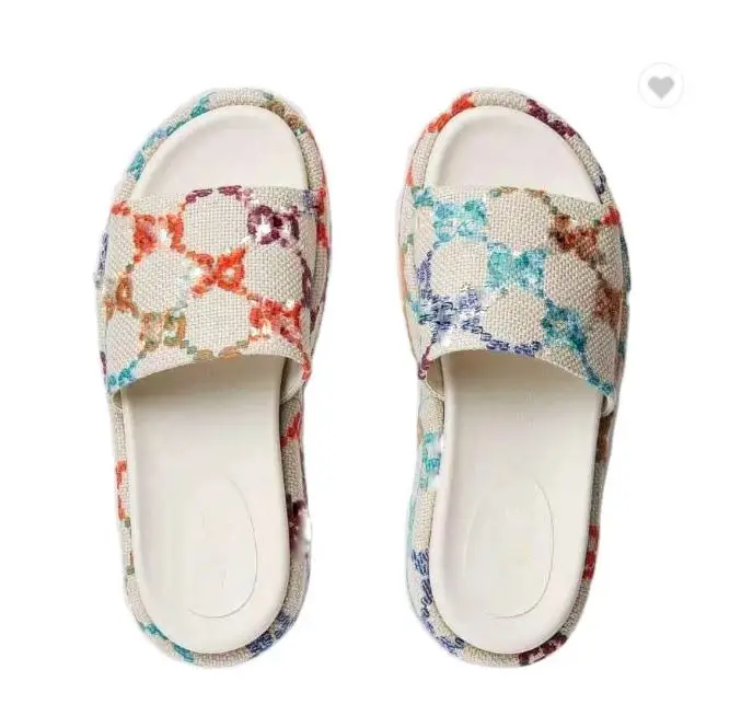 High Quality Designer  Luxury Slippers Women Famous Brands New Design Luxury Women GG Slippers For Women