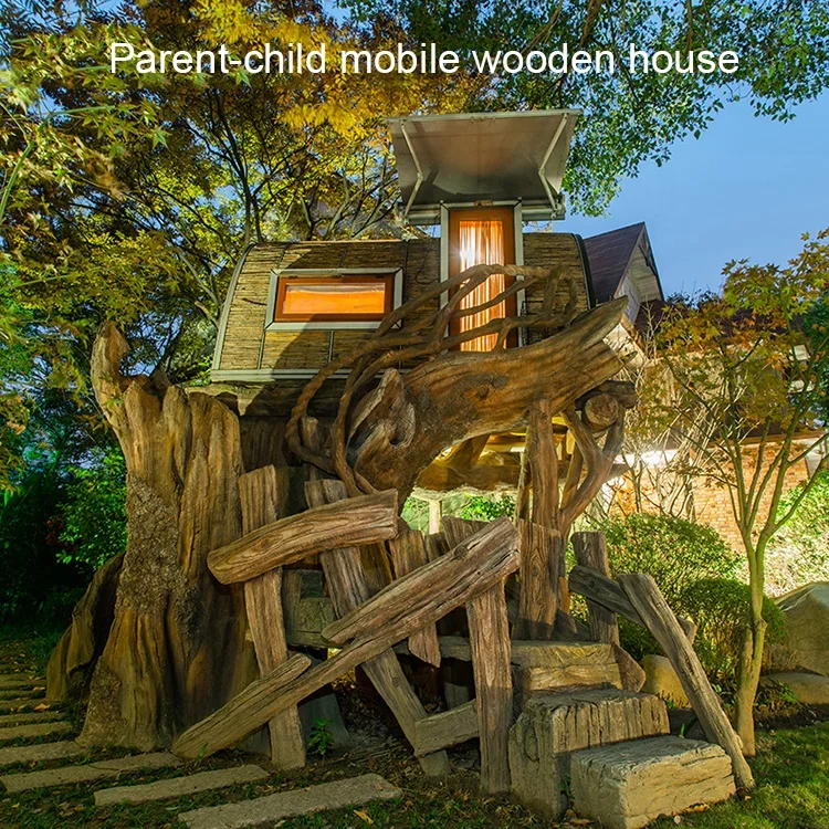 New zealand grand designs parent-child mobile wooden house tiny prefab container house for sale