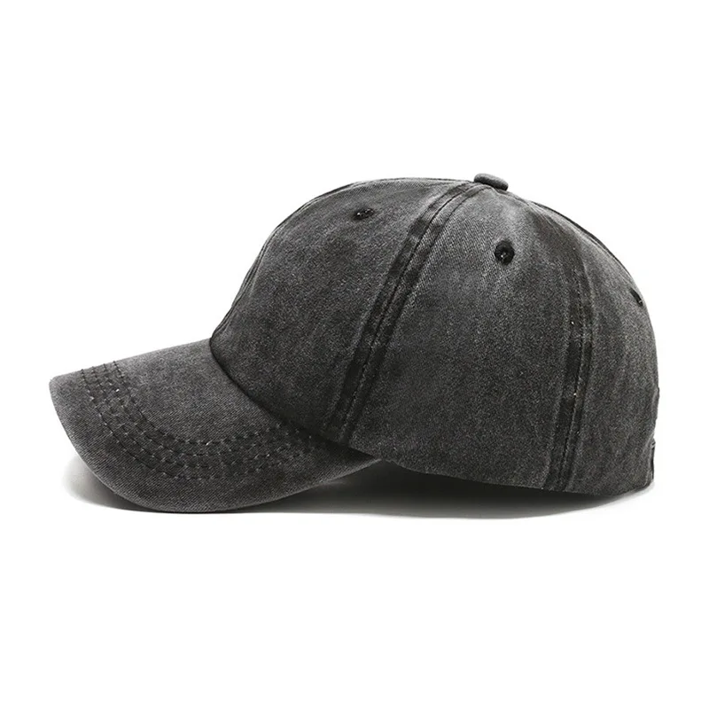 Factory Sale Custom Made Embroidered Logo Sports Caps Washed Cotton Distressed Dad Hat