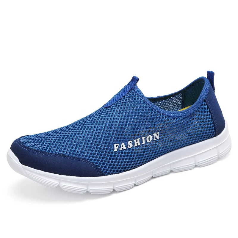 
2020 Summer Breathable Mesh Sneakers Men Shoes Comfortable Slip On Male Shoes Loafers Casual Walking Footwear 
