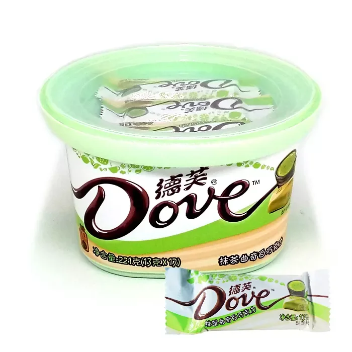 High quality Wholesale popular hot sale Doves 221g Matcha milk Chocolate