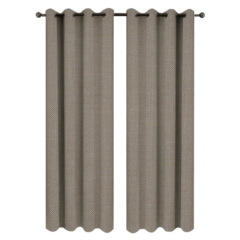 Linen Blackout Fabric Living Room Curtains Oilproof Kitchen Window Curtains Home Waterproof Shower curtains