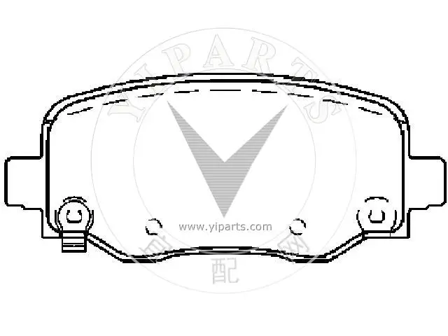 DYKL 68225301AA new products Good Quality Brake pads for JEEP Cherokee BRG 2014 CHRYSLER 200 BRF 2015