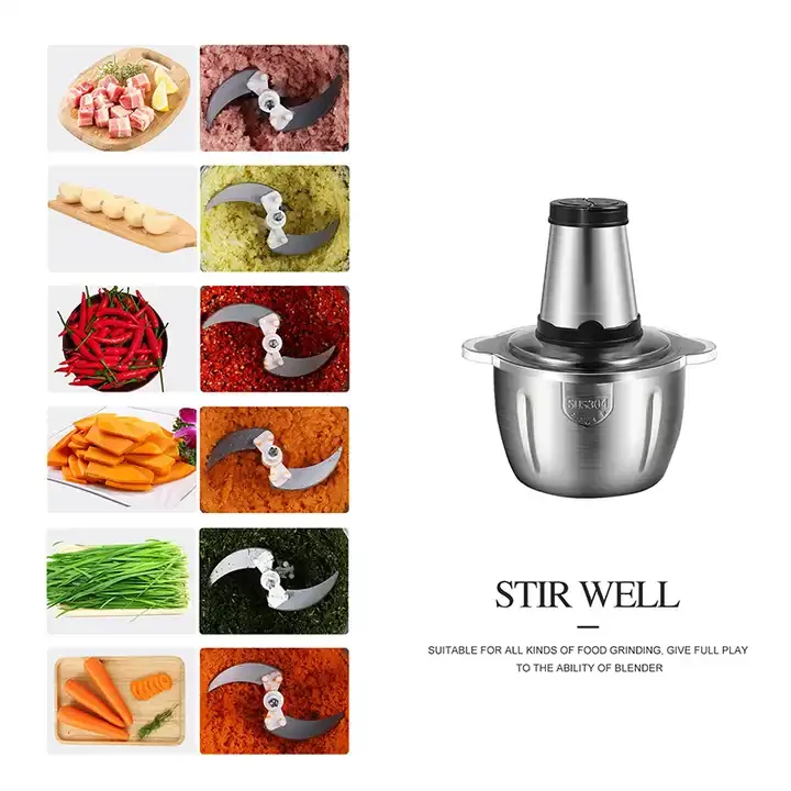 food processor meat grinder meat and vegetable chopper grinder meat grinder stainless steel