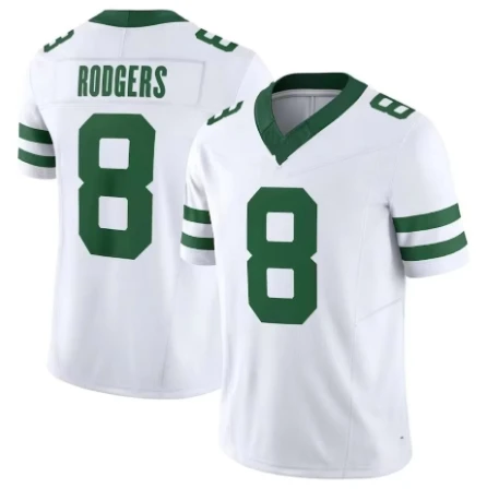 Мужские Молодежные женские #8 Aaron Rodgers #17 Garrett Wilson #1 Ahmad Sauce Gardner #20 Breece Hall футбольные майки 2024
