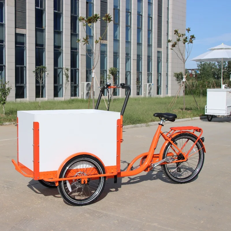 EU warehouse pedal assist cargo bike ebike 6 speed family three-wheeled electric bicycle electric cargo bike 350W