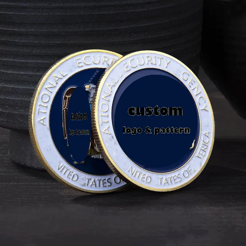 Wholesale Challenge Coin Manufacturer Antique Gold Plating Soft Enamel Custom Gold Custom 3D Challenge Souvenir Coin