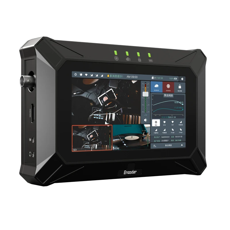 2023 N7 7 Link соединение 3 Sim-карты 4G Wi-Fi LAN 4k HDMI SDI роутер H.265 H264 4K видео переключатель микшер кодер RTMP RTMPS