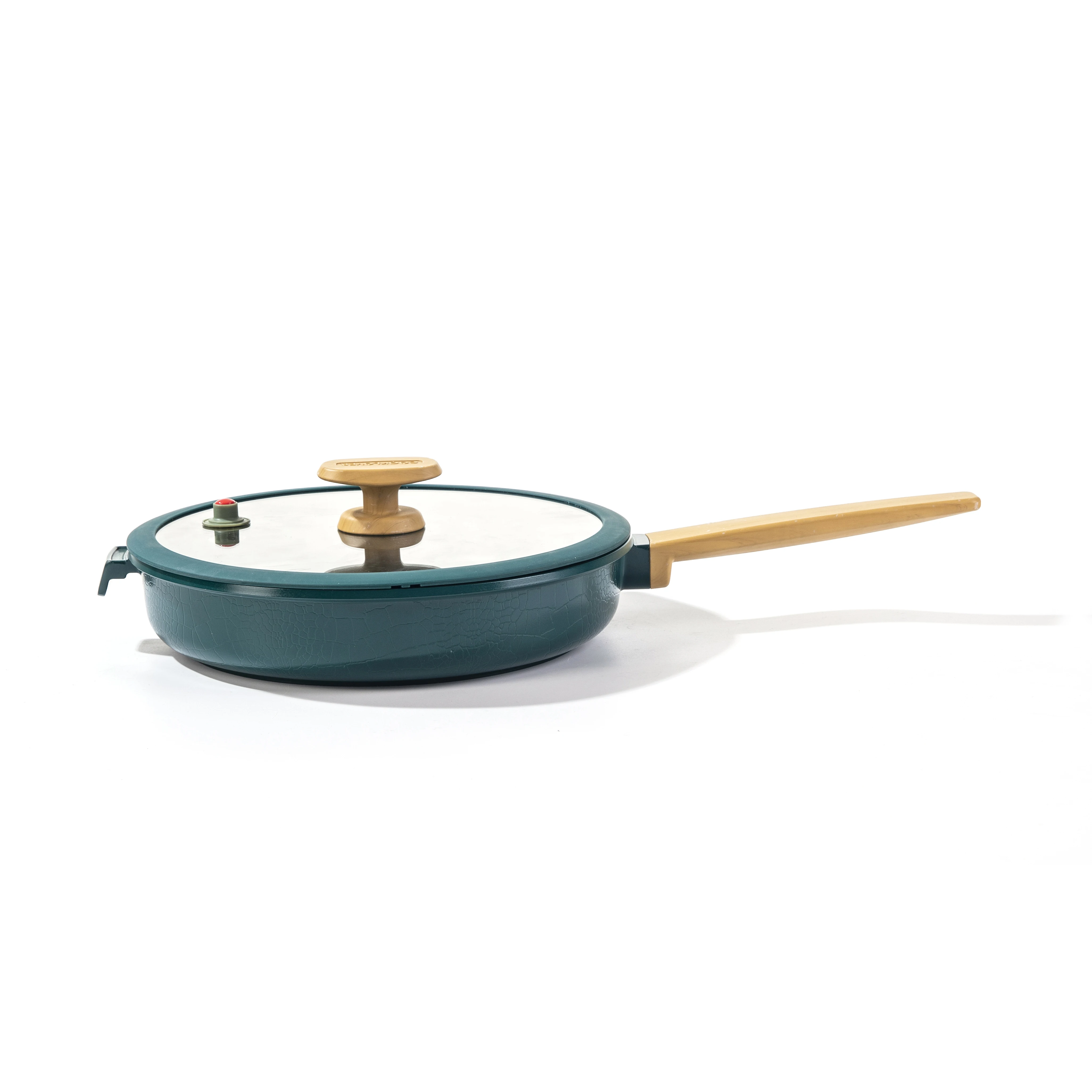 Die cast aluminum induction bottom marble ceramic coating frying pan cookware