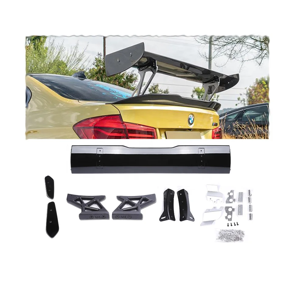 GTS Carbon Fiber Modified Rear Spoiler Tail Wing For BMW M3 M4 3 Series F30 F31 F32 F36 F80 2012 2013 2014 2015 2016 2017 2018