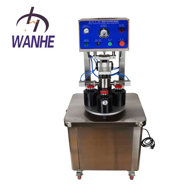 WANHE Auto  Electric Glass Jar Closer Pet Bottle  Can Capping Machine   Car Oil Screw Capper