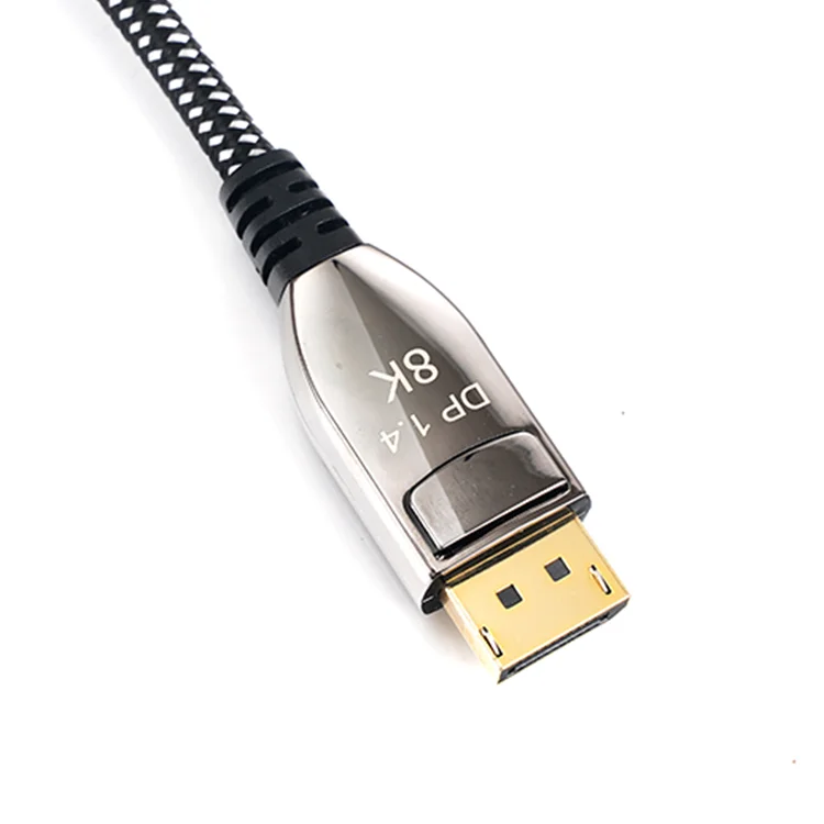 Factory direct sales High Quality Buckle Metal Weave 60hz 144hz 240hz Video Connector Cable