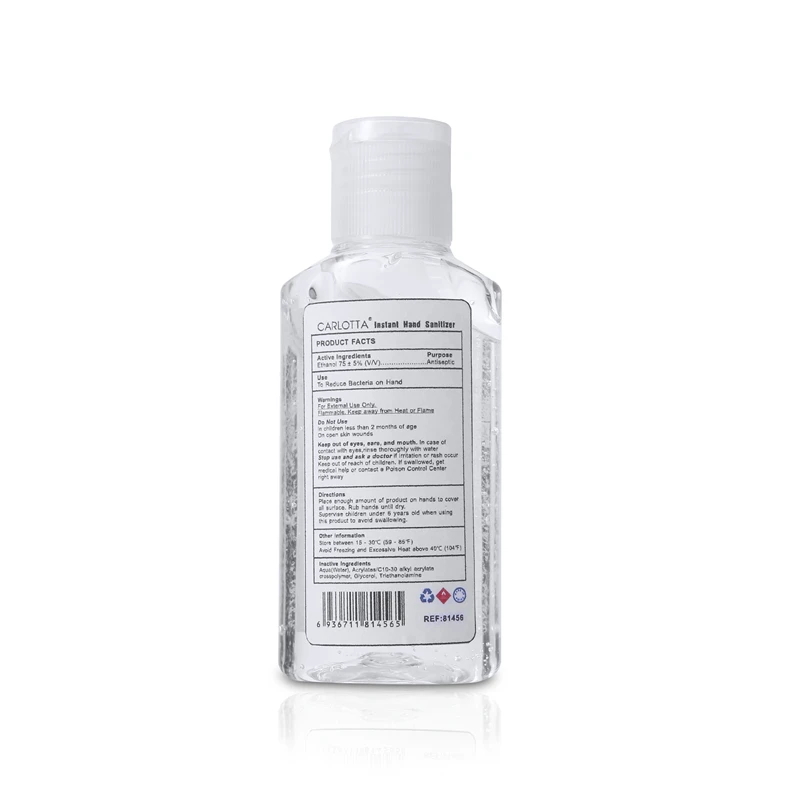 Wholesale Guangzhou Disinfectant Factory Bottle 60ml Hand Sanitizer