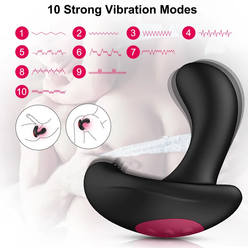 Prostate Massager For Couple Anal Toys Electric Automatic Inflatable Silicone Butt Plug Remote Control Sex Toys