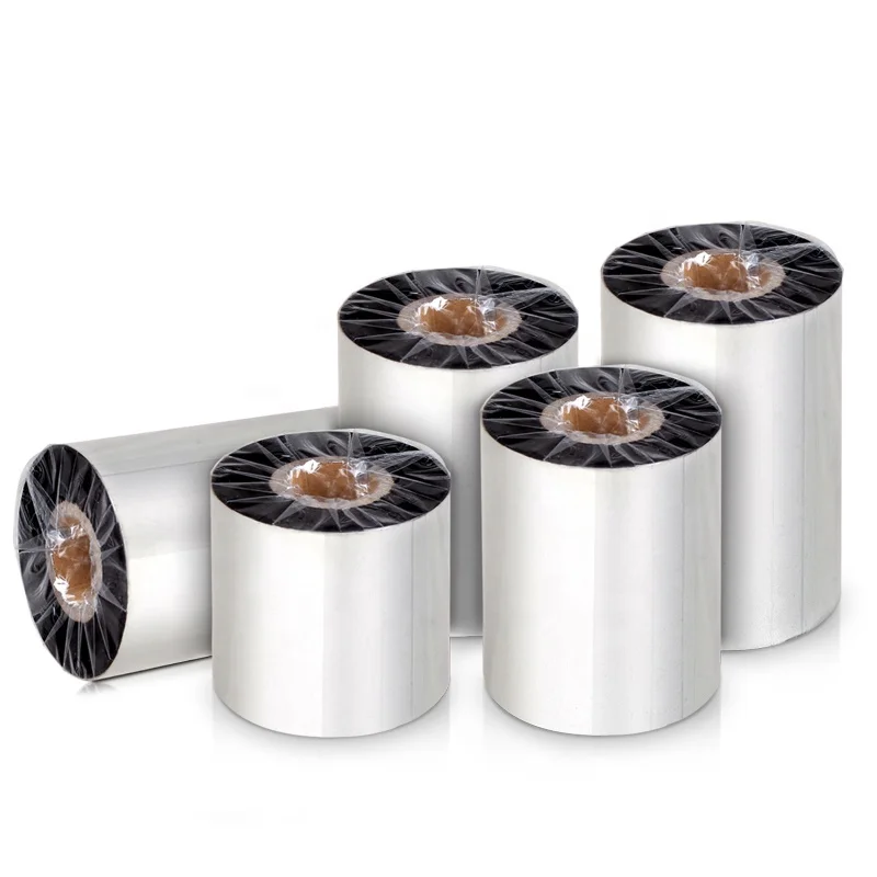 FINERAY High Quality Uv Fluorescent Resin Thermal Transfer Ribbon Black Thermal Customizable Ribbon