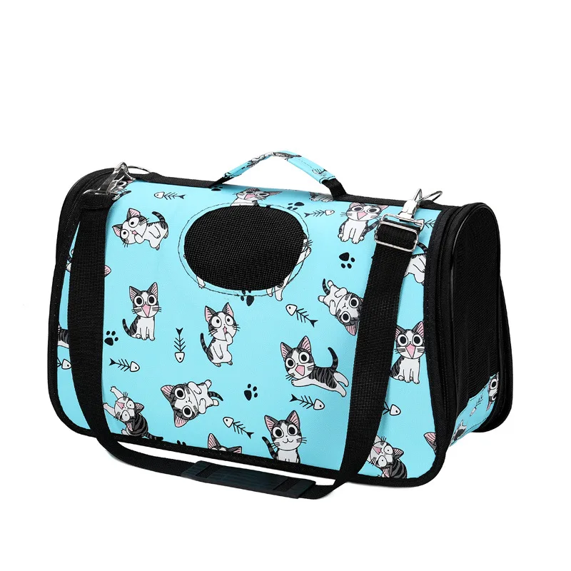 Collapsible Pet Carriers Travel Products Portable  Pet Carrier Bag Breathable Cat Carrier