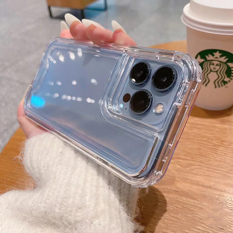 thick shockproof silicone clear phone case for iphone 14 pro max, for iphone 14 drop protection clear case