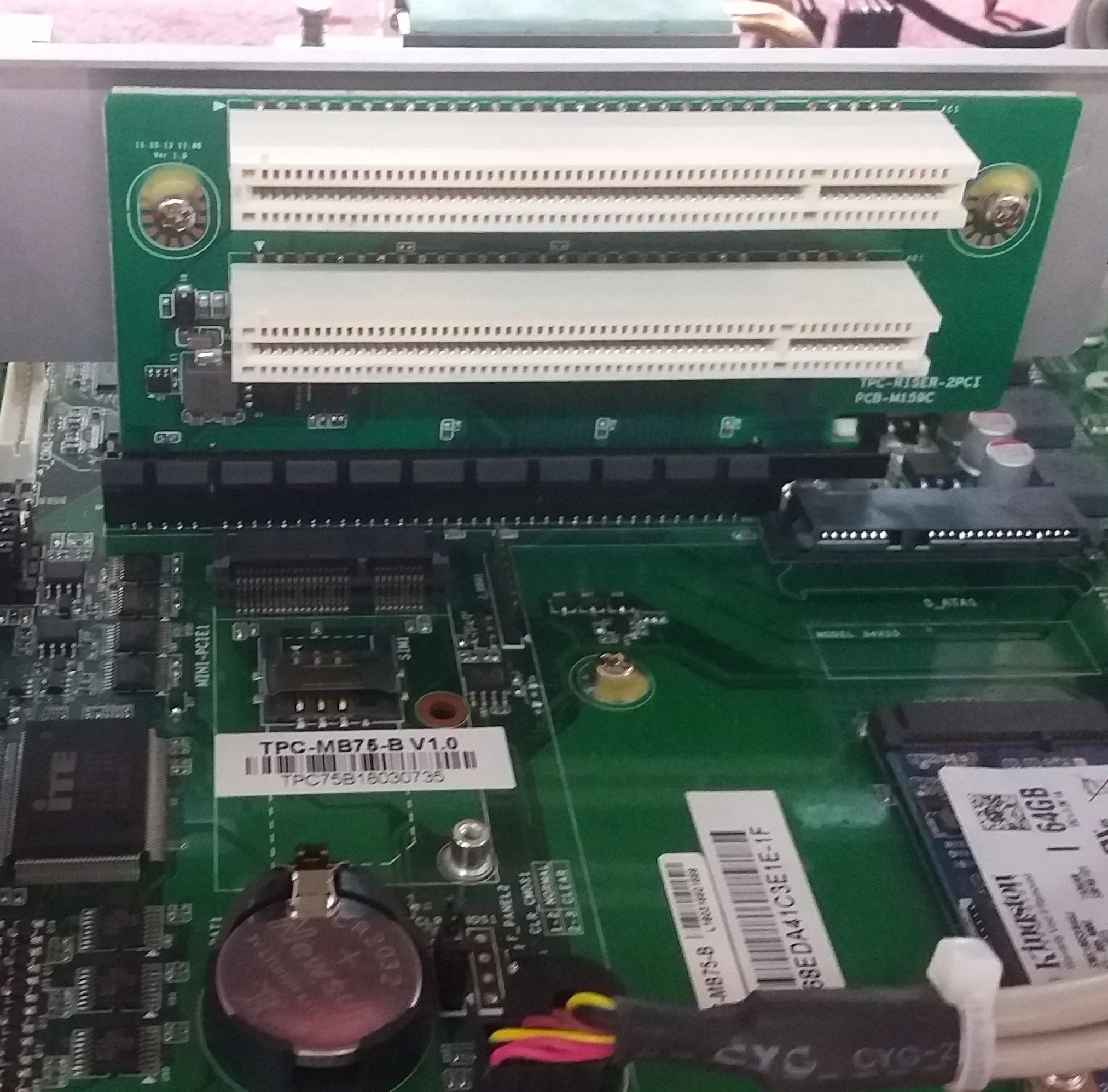 Industrial fanless single board PCIe Nuc Mini PC X86 Computer i3 4 Lan