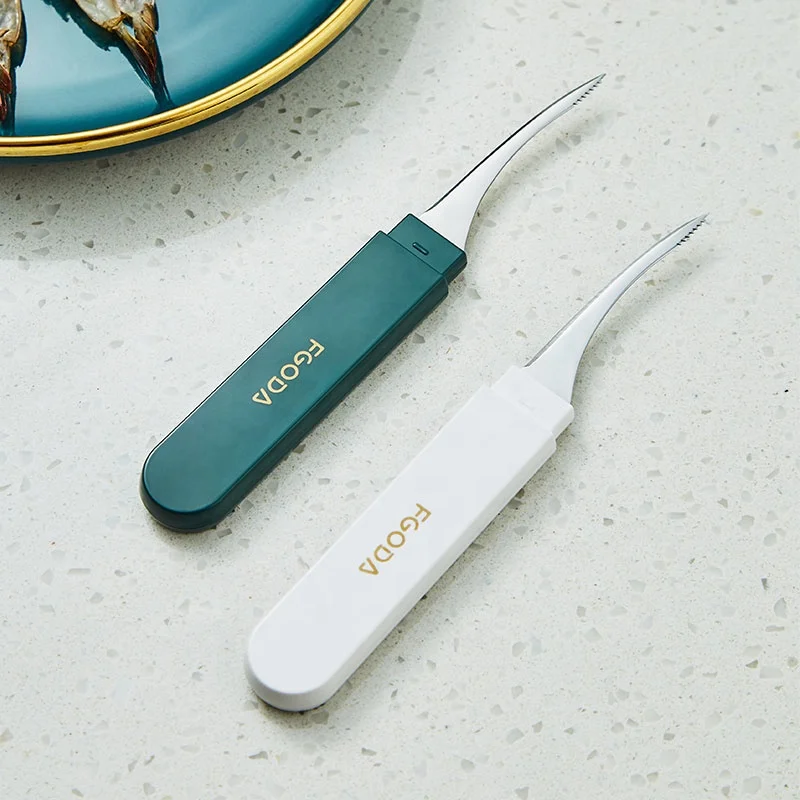 Novel Seafood Cutter Factory Direct Sales Kitchen And Household Products Reusable Shrimp Line Removal Knife Custom Logo